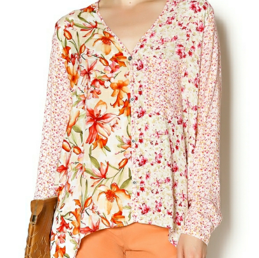 2 PIECE SET Artisan de luxe floral